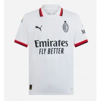 Camisa de Futebol AC Milan Alvaro Morata #7 Equipamento Secundário 2024-25 Manga Curta